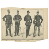 Les Ecoles militaires à la revue du 14 juillet : Saumur. Application de Fontainebleau. Polytechnique. Saint-Cyr.