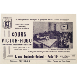 Buvard publicitaire. Cours Victor Hugo. Laboratoire de langues. 