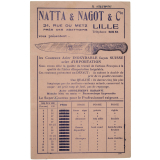 Buvard publicitaire. Natta & Nagot & Cie. 