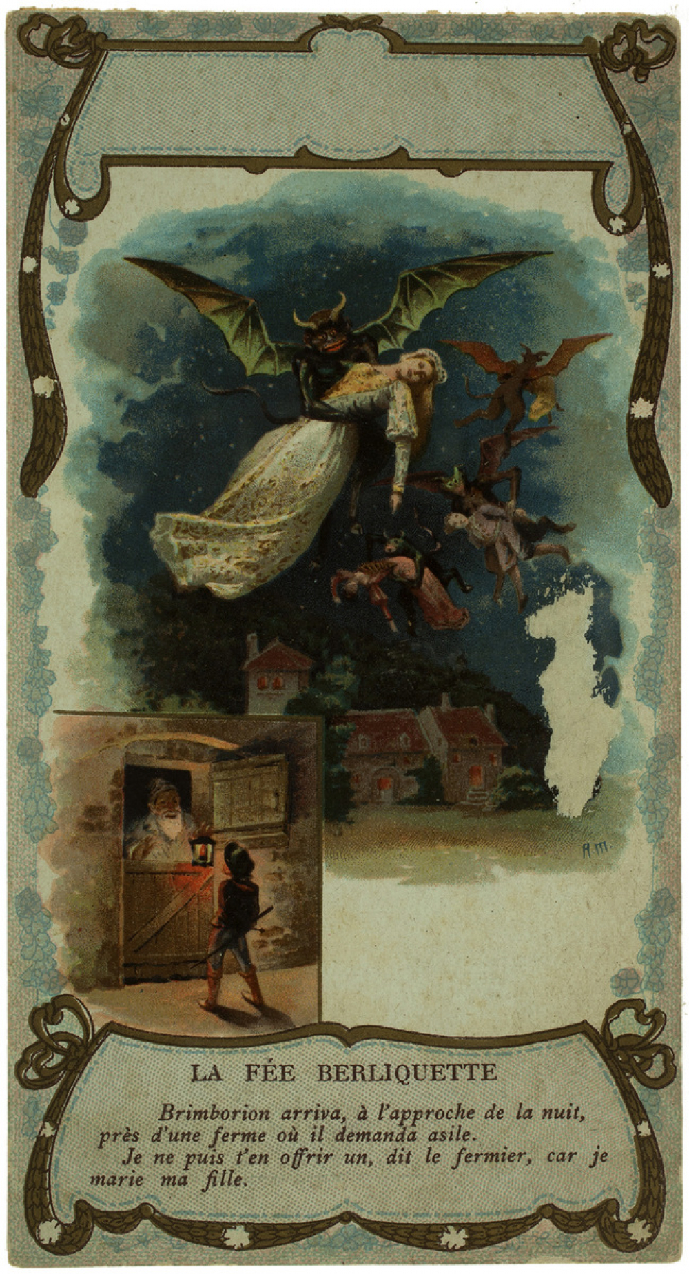 Carte réclame. Le Forcival. La Fée Berliquette.