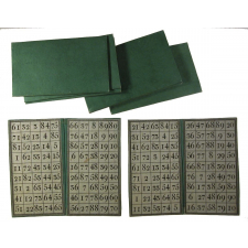 Cartons de loto. 