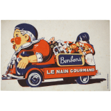 Buvard publicitaire. Bonbons Le Nain Gourmand.