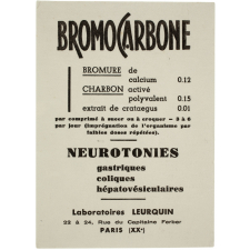 Buvard publicitaire. Bromocarbone.