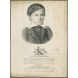 J. L. Hyppolite Bertrand, âgé de 11 ans, né à Longuyou, Département de la Moselle, élève de l'école gratuite élémentaire située place Saint Antoine, N° 5 et dirigée par Mr. Sacy.