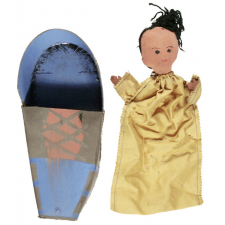 Marionnette à gaine. Indiens et enfant. 