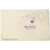 Buvard publicitaire. Bleu Reckitt - Le Bleu qui fait blanc.