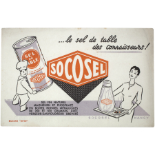 Buvard publicitaire. Socosel.