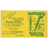 Buvard publicitaire. Walk-Over. Le plus moderne des stylos.