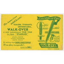 Buvard publicitaire. Walk-Over. Le plus moderne des stylos.
