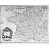 La France en toute son étendue sous le Roy Louis XIV, l'an 1704.