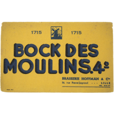 Buvard publicitaire. Bock des Moulins.