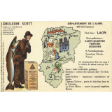 Émulsion Scott - Débilité générale, croissance, dentition, bronchite, rachitisme - Département de l'Aisne - 489.022 habitants - Chef-lieu : Laon - Sous-préfectures : Saint-Quentin, Vervins, Soissons.