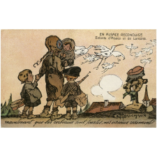 En Alsace reconquise - Enfants d'Alsace et de Lorraine - Maintenant que les corbeaux sont partis, nos oiseaux reviennent.