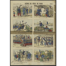 Scènes du siège de Paris. Guerre de 1870-1871.