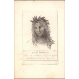 Laura Poetessa molto amata dal Petrarca, Narque in Avignone circa l'anno 1308, ed ivi mori l'anno 1848.