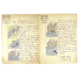 Cahier de classe / Ecole primaire de Jeunes Garçons, Ecole Decamps Paris 16e.
