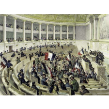 Dernière séance de la Chambre des Députés. Last sitting of the Chamber of deputies.