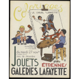Galeries Lafayette. Jouets, étrennes.