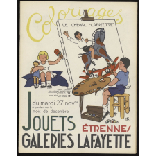 Galeries Lafayette. Jouets, étrennes.