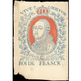 Vive Louis XVIII, roi de France.