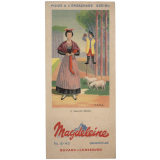 Buvard publicitaire. Biscottes Magdeleine. Dans les Pyrénées.