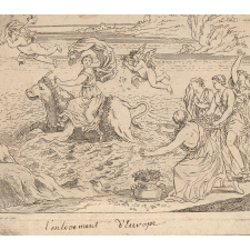 Scènes mythologiques. L'Enlèvement d'Europe.