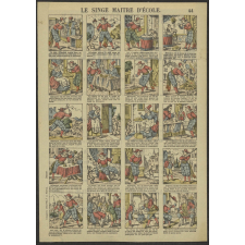 Le Singe maître d'école.