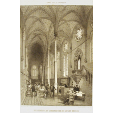 Bibliothèque du Conservatoire des Arts et Métiers (Ancien Réfectoire de l'Abbaye St Martin des Champs).