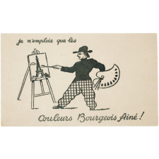 Buvard publicitaire. Couleurs Bourgeois Ainé.