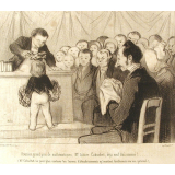 Premier grand prix de mathématiques, Mr. Isidore Cabuchet, déjà neuf fois nommé !... (Mr. Cabuchet ne peut plus contenir les larmes d'attendrissement qu'inondent décidément son nez paternel).