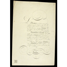 Modèle d'écriture. 