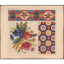 Modèle de tapisserie et de broderie. 