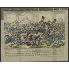 Bataille de Sadowa le 3 juillet 1866.