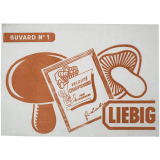 Buvard publicitaire. Liebig. Velouté de champignons. 