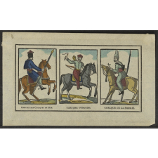 Officier des Cosaques du Don. Tartare Tonguse. Cosaque de la Sibérie.