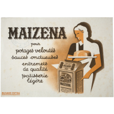 Buvard publicitaire. Maizena pour potages veloutés.