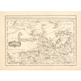 Carte de l'Empire de Hya et Partie de Tangut. Pour servir à l'Histoire Générale des Voyages Tirée des Auteurs Anglois.