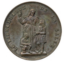 Médaille du Pensionnat-Externat des Frères des Écoles Chrétiennes de Châlon s/Saône. 