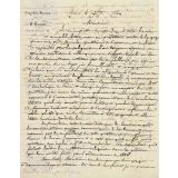 Lettre. 
