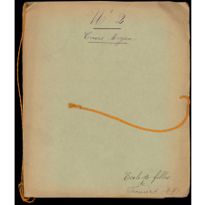 Cahier de poésies.