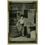 Cartes réclame. Chocolat Grondard. Portraits d'enfants. 