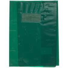 Protège-cahier en plastique.