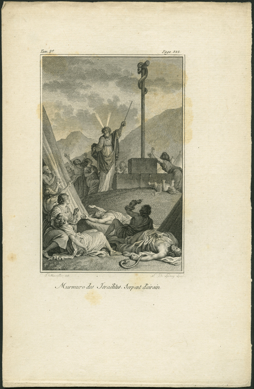 Murmure des Israélites. Serpent d'airain.