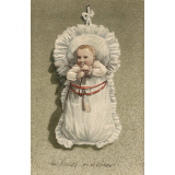 Bébé au biberon. 