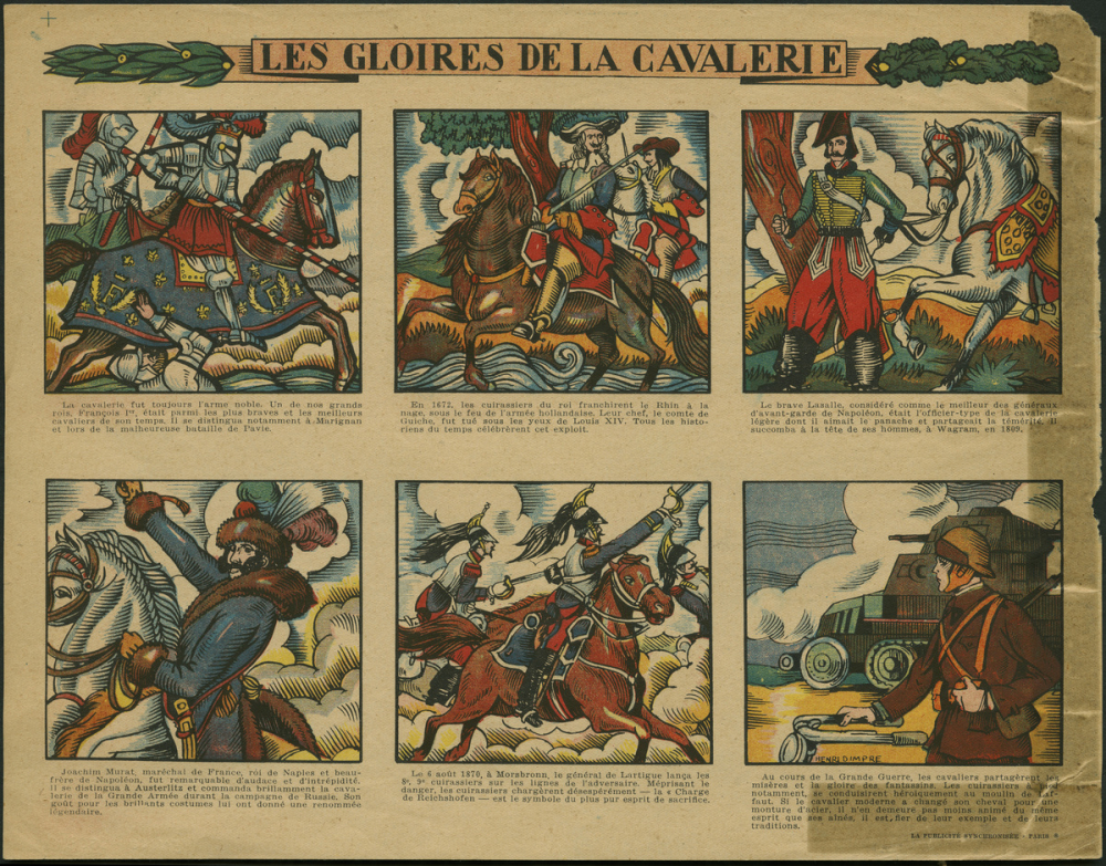 Les Gloires de la Cavalerie.