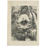 Funérailles de Jules Michelet. Départ du cortège de la rue d'Assas. Le cimetière du Père-Lachaise.