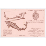 Buvard publicitaire. Cahiers Vélin d'Angoulême. Le requin et le marteau.