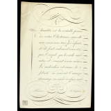 Modèle d'écriture. 