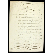 Modèle d'écriture.