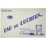 Buvard publicitaire. Eau de Lucheux.